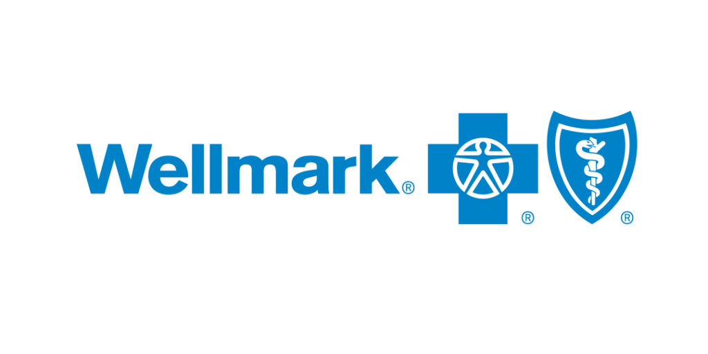 Wellmark logo displayed on the Nebraska Wellness Group website, indicating accepted insurance providers.