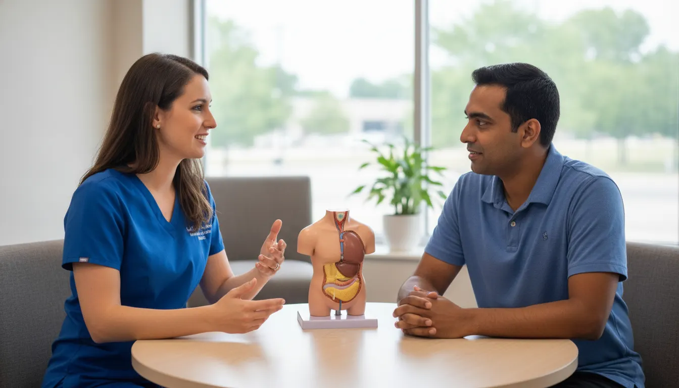 Provider and patient discussing a personalized medical weight loss plan
